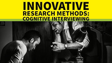 Qualitative interview - the cognitive interviewing method