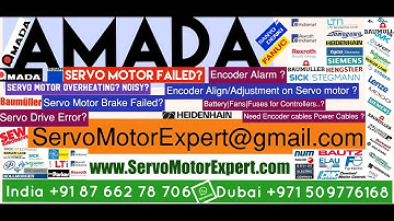 how wire Amada Fanuc Sanyo Denki Indramat encoder,servo drive failure causes,rotary encoder issue