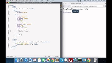 CSS3 Lesson - 01 Creating a Tooltip using only css