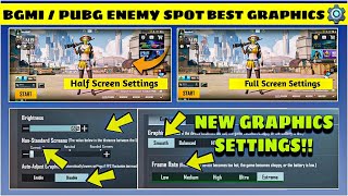 BGMI / PUBG BEST GRAPHICS SETTINGS GUIDE IN HINDI | PERFECT GRAPHICS SETTINGS ENEMY SPOT VERY EASY screenshot 5