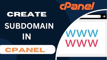 How to create subdomain in cPanel