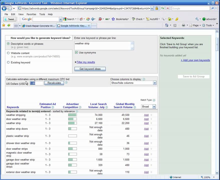 google adwords keyword manager google adwords keyword manager