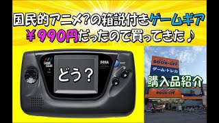 箱説付き￥990円の『ゲームギア』ソフトをブックオフで1本だけ買ってき
