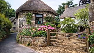 Lustleigh Village Walk – Thatched Cottages & English Countryside