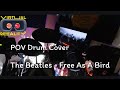 VR180 Drum Cover POV - The Beatles Free As A Bird