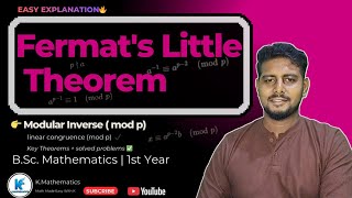 Fermat's Little Theorem | Modular Inverse (mod p) | Number Theory | BSc 1st Year
