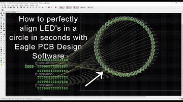 Eagle PCB feature to perfectly align LED
