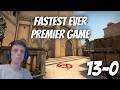 Fastest EVER Premier game I've played! (Counter-Strike 2)