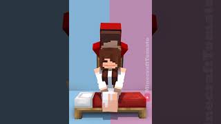 Ghost JJ Sister Bunny Right or Left? 🤔🥰 - MAIZEN Minecraft Animation #shorts