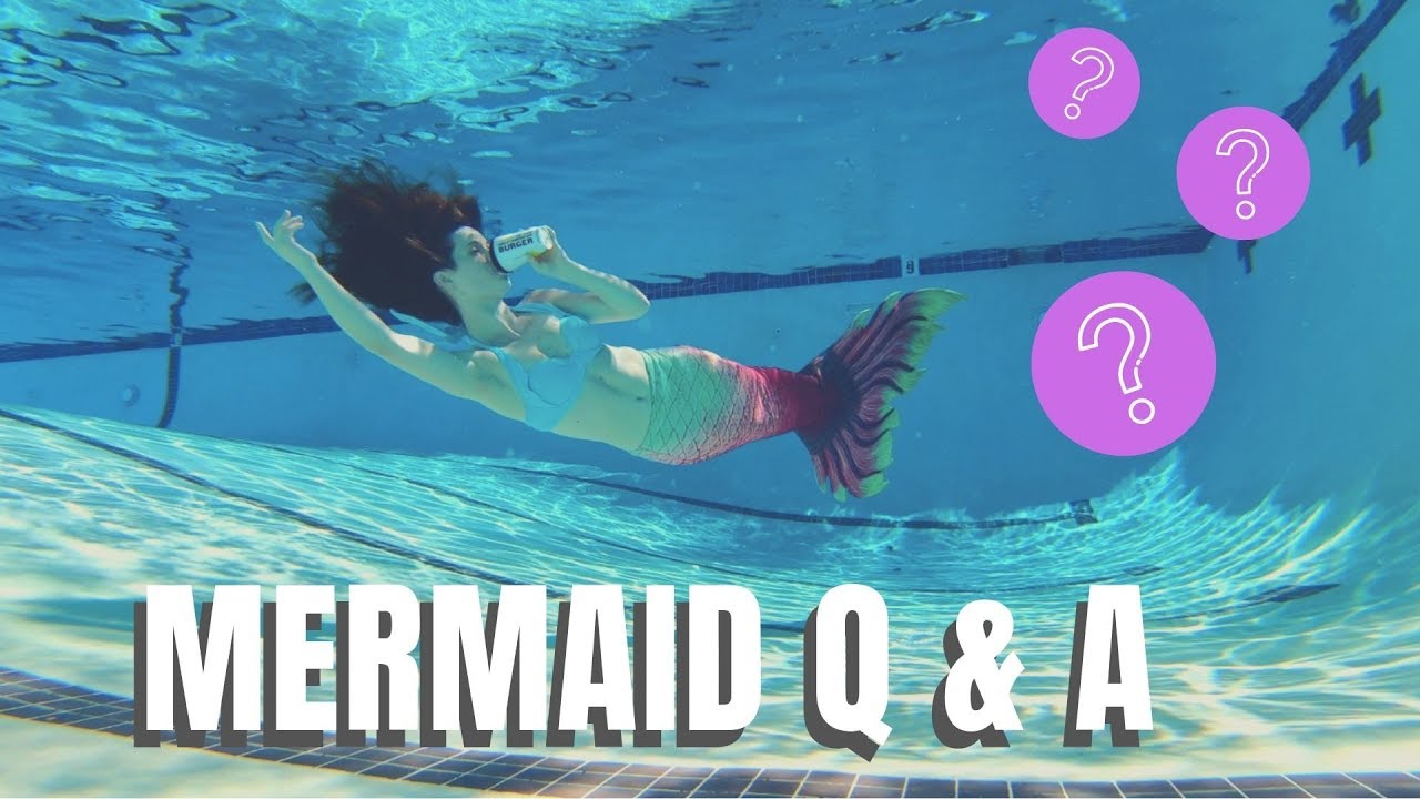 Mermaid Q & A || Swimming in Finfolk Mermaid Tail - YouTube