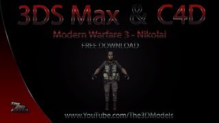 Cinema 4D/ 3DS Max | MW3 Nikolai Model Download