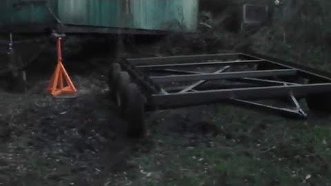 Shipping Container 10,000# Capacity Trailer Build Finished Part 4