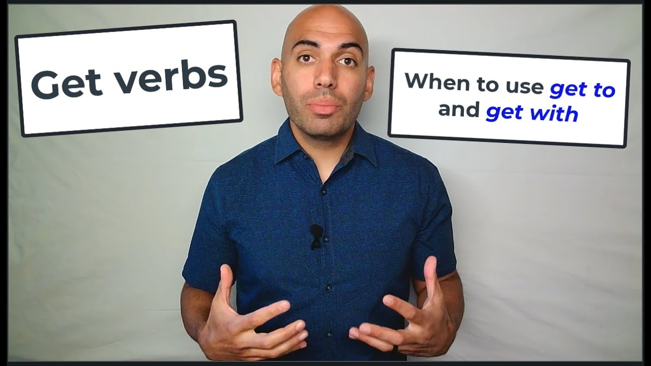 Get to and Get with in English - YouTube