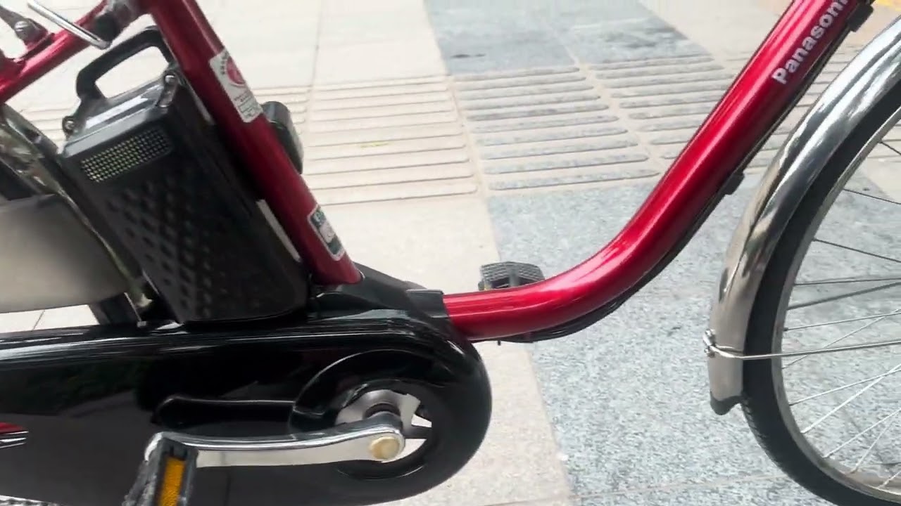 Xe đạp trợ lực Nhật Panasonic Màu Đỏ Giá 8.8tr ( 0987249725) 