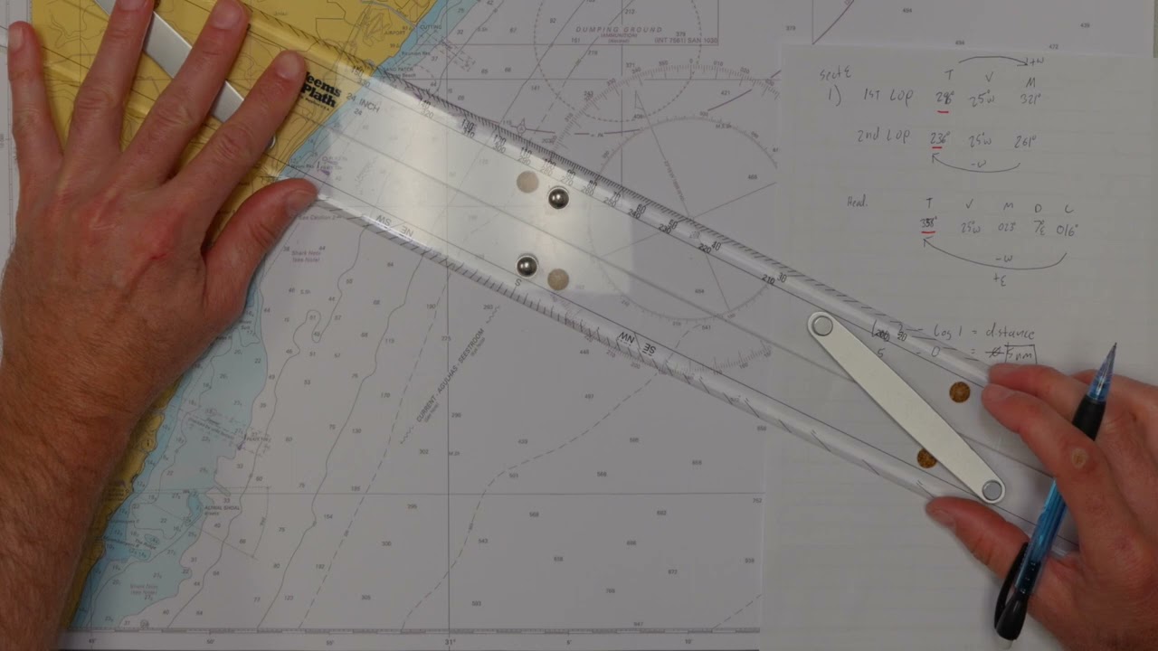 PYTUSA Chart Work - Running Fix от Брайанта Тарффса