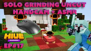 Hive Bedwars Solo Grinding UNCUT EP#17 HANDCAM + ASMR