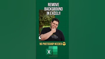 Remove Image Background in Excel | Easy Trick You Didn’t Know! 😲
