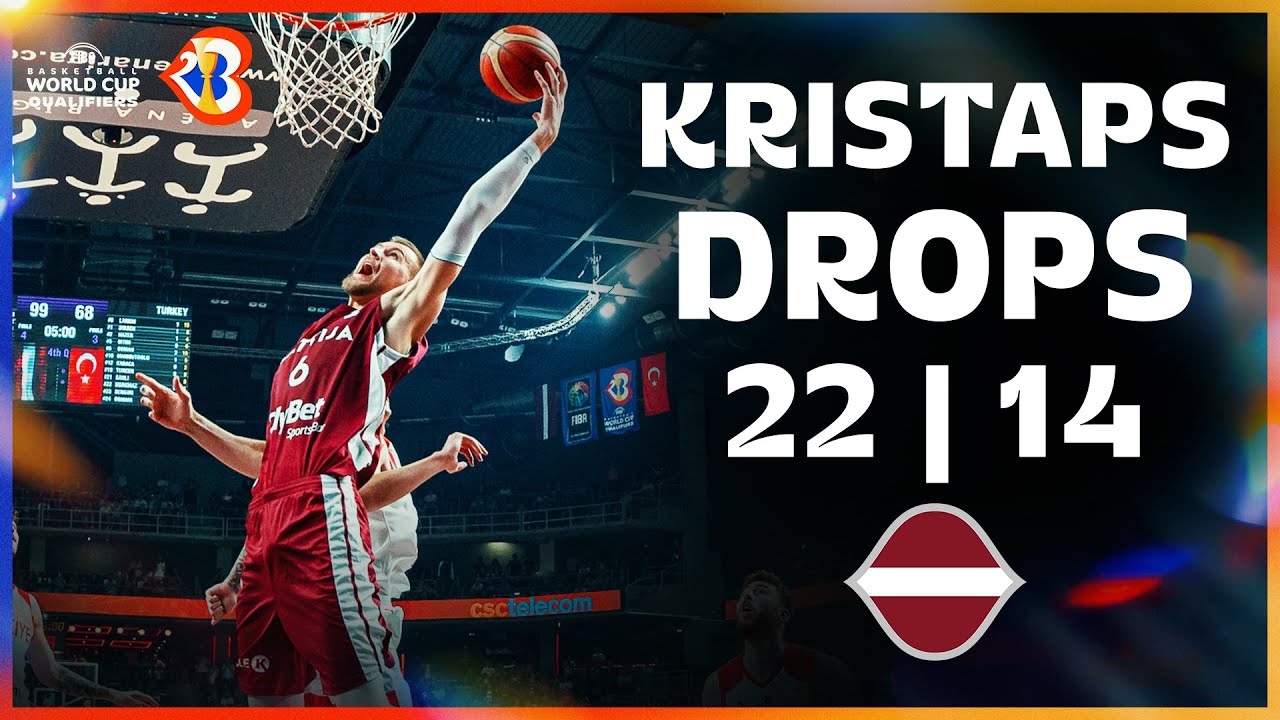 Kristaps PORZINGIS 🇱🇻 22 PTS 14 REB FIBA Basketball World Cup