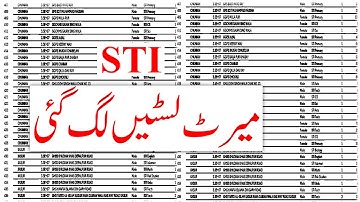 STI Final Merit List Upload Check Now | STI Merit List Announced | STI Jobs 2025 Final List | STI