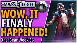 BIG HUGE RIDICULOUS UPDATES FOR THIS ACCOUNT | XaerBear Week 36 #swgoh
