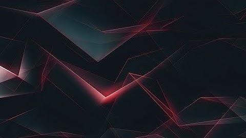 Glowing Lines Polygonal Geometry Refraction | Motion Graphics - Videohive template