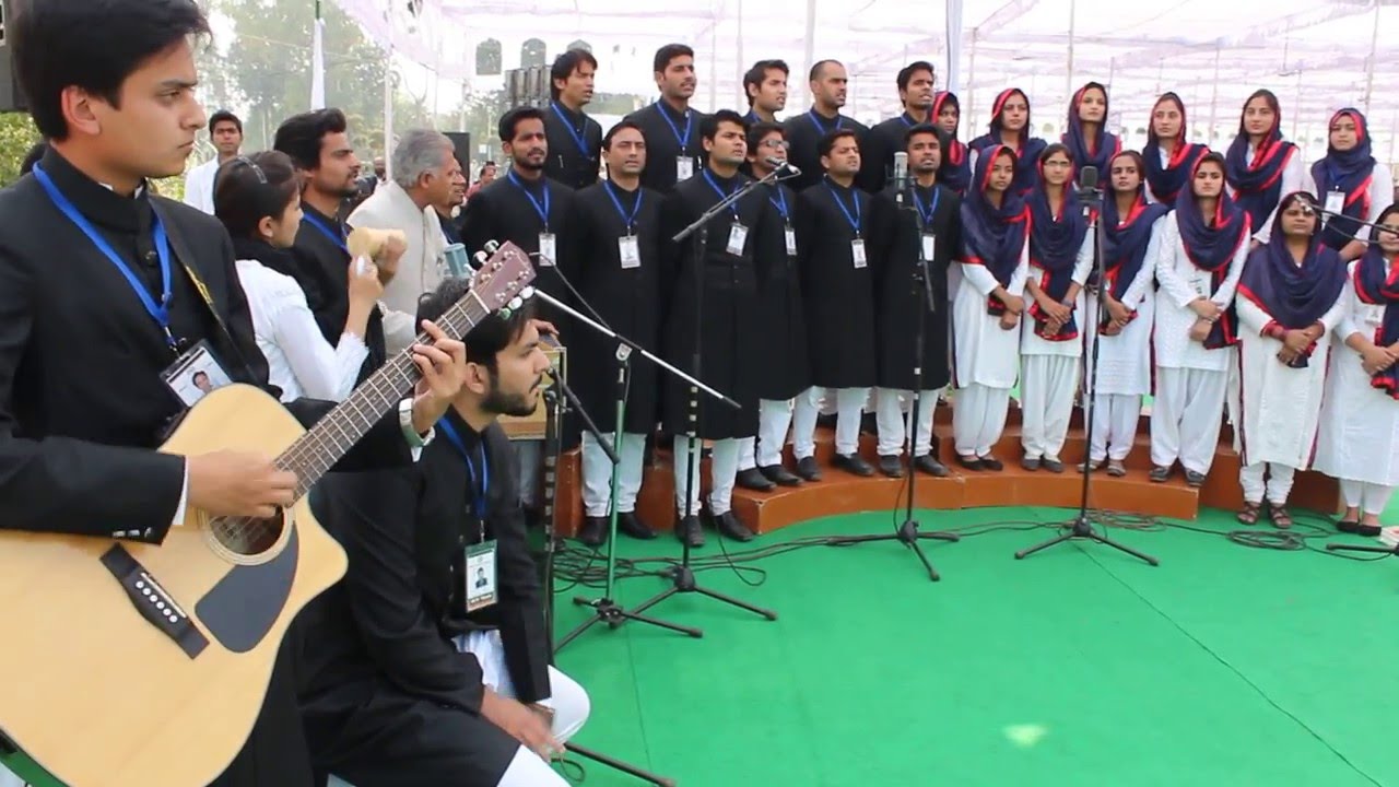 Amu  Tarana  celeberating 100 years of AMU.  UHMC & Fusion Club members-