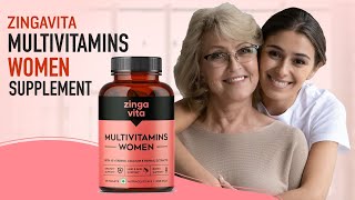 Zingavita Multivitamins Women For Immunity, Hair, Skin, Energy Bone Support