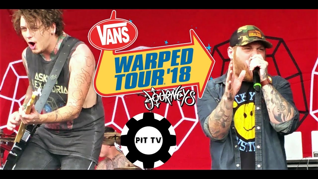 Asking Alexandria Into The Fire LIVE !!! 2018 Vans Warped Tour YouTube