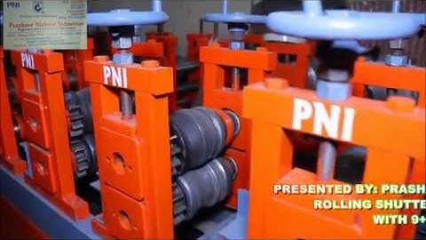 Rolling shutter machine PNI Model