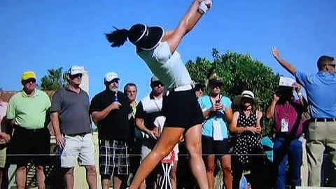 Michelle Wie - 100% Full Out Driver Swing (Extreme...