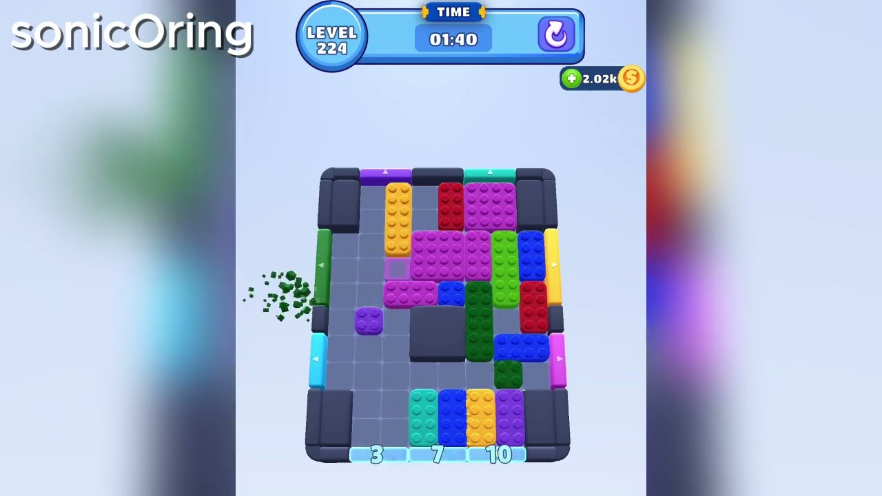 Color Block Jam Level 224 - YouTube