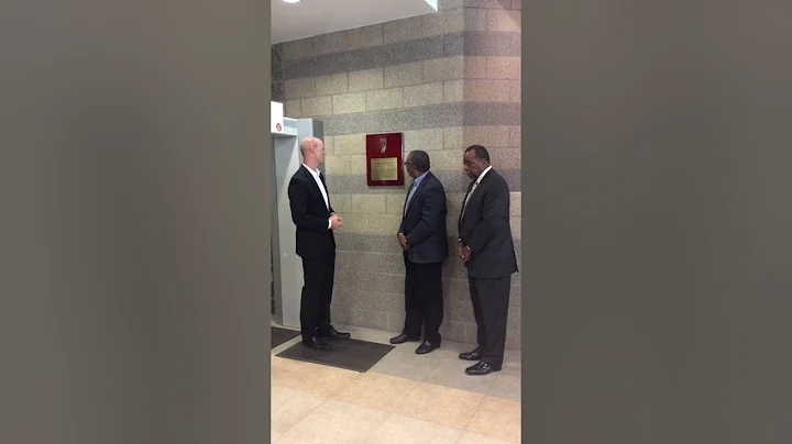 Dedication ceremony of Dr. Willie Ellison