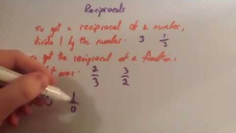 Reciprocals - Corbettmaths
