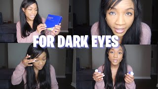 AIR OPTIX COLORS ON DARK BROWN EYES | TRY ON REVIEW