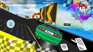 Car Slingshot Car Racing Games - Impossible Stunts Car Driving - Android GamePlay screenshot 5