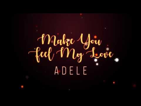 Adele 'make You Feel My Love' Song Lyrics Print 