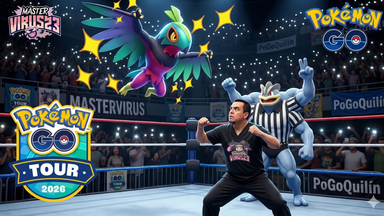 ​¡LA LUCHA FINAL! Mastervirus23 vs Shiny Hawlucha | Go Tour 2026