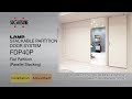 FDP40P - STACKABLE  PARTITION DOOR SYSTEM - Sugatsune Japan