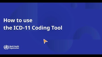 How to use the ICD-11 coding tool