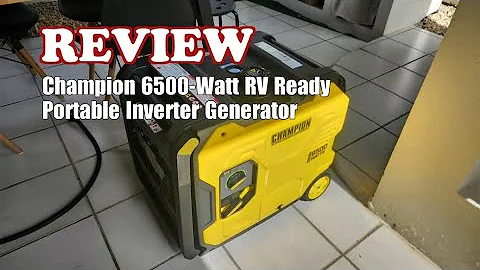 Champion 6500W Portable Inverter Generator - Review 2025