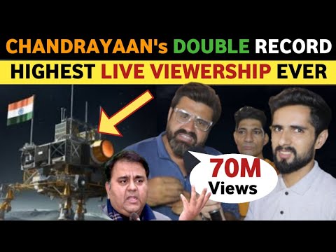 CHANDRAYAAN-3 MAKE WORLD RECORD, ISROS LIVE BREAK RECORD 