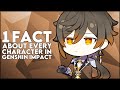 1 Fun Fact About Every Character In Genshin Impact (32 Facts)