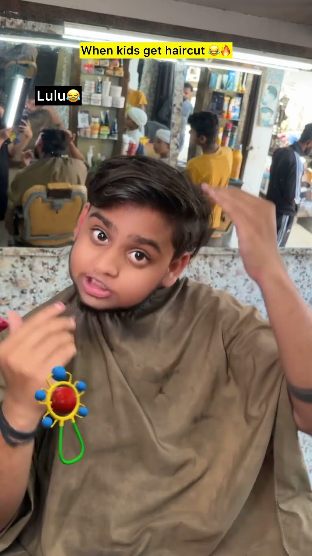 Kids during haircut ??| Indian family #shorts #chotabhai #indian #comedy #relatable #chaman