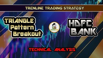 HDFC Bank Triangle Pattern Breakout || Swing Trading Opportunity
