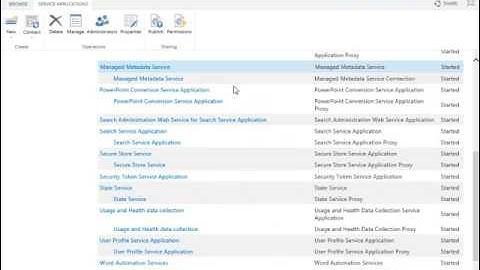 Managed MetaData Application in SharePoint 2013