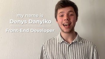 Video Resume - Front-End Developer - Denys Danylko