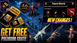 New Premium Crate Is Here | Free Upgraded Old Rare Gun Skin & 4.6 Update All Items Revealed | PUBGM screenshot 3