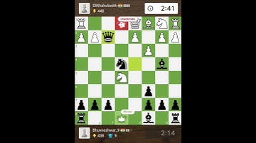 He want to double attack. #chess