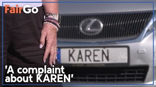 Complaint laid about KAREN number plate | Fair Go