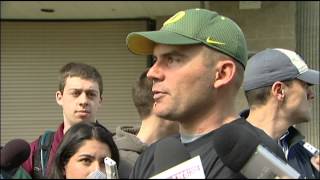 Mark Helfrich on First Spring Practice as Oregon Head Coach